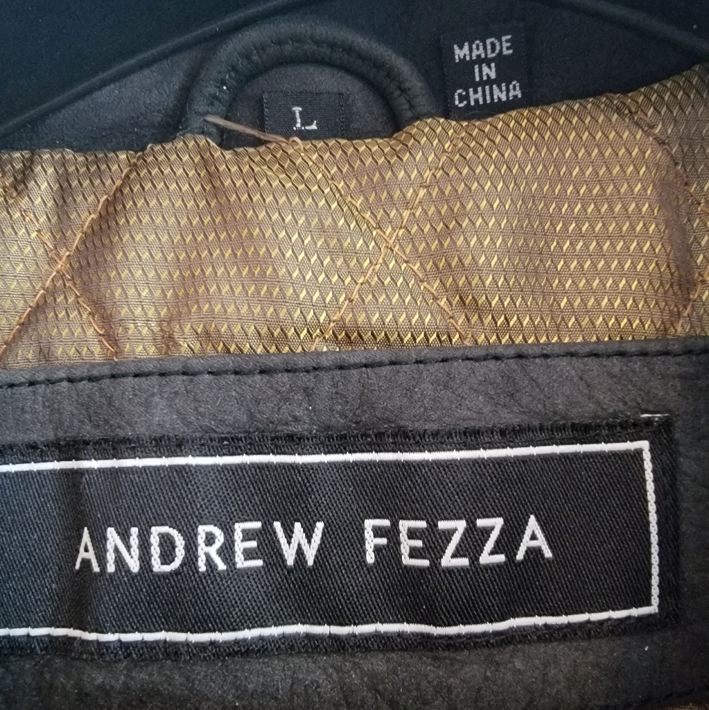 Andrew Fezza Leather Coat